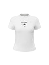 T-SHIRT DONNA - GUESS ATHLEISURE NERO-BIANCO - V4YI21 KCDH1 1