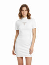 ABITO DONNA - GUESS ATHLEISURE BIANCO - V4YK02 KCDH1 3