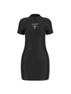 ABITO DONNA - GUESS ATHLEISURE NERO-BIANCO - V4YK02 KCDH1 1