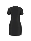 ABITO DONNA - GUESS ATHLEISURE NERO-BIANCO - V4YK02 KCDH1 2