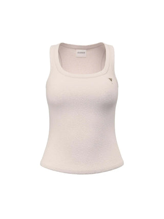 MAGLIA DONNA - GUESS ATHLEISURE BIANCO - V4YP06 K8RT2