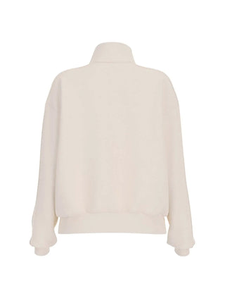 FELPA DONNA - GUESS ATHLEISURE BIANCO - V5BQ15 KCX22 2