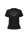 T-SHIRT DONNA - GUESS ATHLEISURE NERO - V5GI10 K9RM1 1