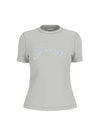 T-SHIRT DONNA - GUESS ATHLEISURE GRIGIO - V6GI01 K2962 1