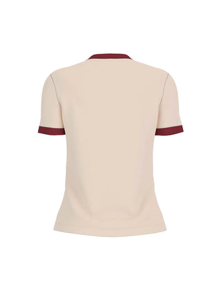 T-SHIRT DONNA - GUESS ATHLEISURE BIANCO - V6GI05 K2966 2