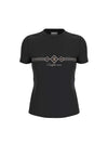 T-SHIRT DONNA - GUESS ATHLEISURE NERO - V6GI06 K2967 1