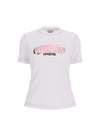 T-SHIRT DONNA - GUESS ATHLEISURE BIANCO - V6GI15 K2982 1