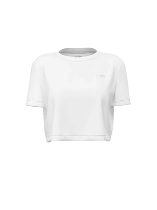 T-SHIRT DONNA - GUESS ATHLEISURE BIANCO - V6GI17 K2984