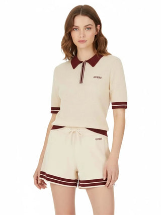 FELPA DONNA - GUESS ATHLEISURE BEIGE - V6GR04 Z0725 2