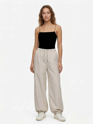 PANTALONE DONNA - GUESS ATHLEISURE BEIGE - V6RB21 WL232 3