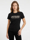 T-SHIRT DONNA - GUESS ATHLEISURE NERO - V6RI10 I3Z14 3