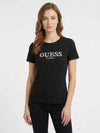 T-SHIRT DONNA - GUESS ATHLEISURE NERO - V6RI11 J1314 3