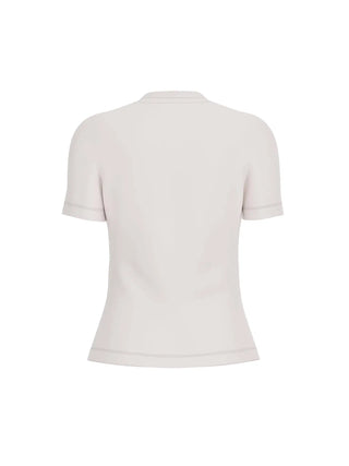 T-SHIRT DONNA - GUESS ATHLEISURE BIANCO - V6RI15 J1314 2