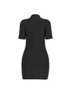 ABITO DONNA - GUESS ATHLEISURE NERO - V6RK04 J1314 2