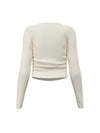 FELPA DONNA - GUESS ATHLEISURE BIANCO - V6RP08 KD932 2