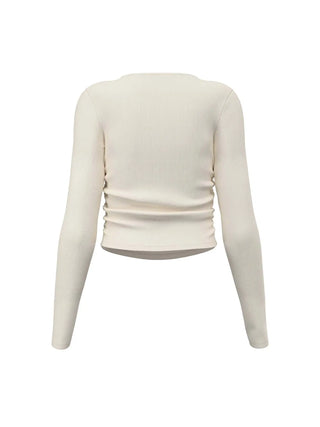 FELPA DONNA - GUESS ATHLEISURE BIANCO - V6RP08 KD932 2