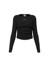 FELPA DONNA - GUESS ATHLEISURE NERO - V6RP08 KD932 1