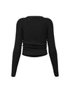 FELPA DONNA - GUESS ATHLEISURE NERO - V6RP08 KD932 2