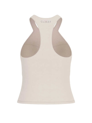 TOP DONNA - GUESS ATHLEISURE BIANCO - V6RP09 KD932 2