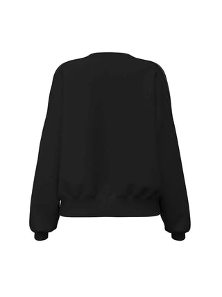 FELPA DONNA - GUESS ATHLEISURE NERO - V6RQ96 KCX22 2