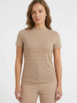 T-SHIRT DONNA - GUESS APPAREL BEIGE - W4BI26 J1314 2