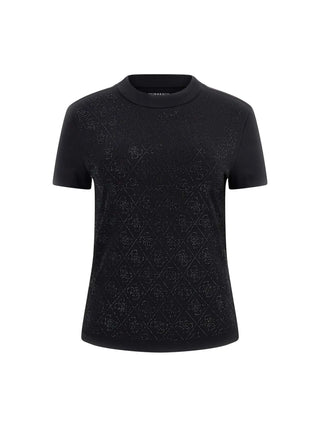 T-SHIRT DONNA - GUESS APPAREL NERO - W4BI26 J1314