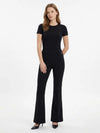 PANTALONE DONNA - GUESS APPAREL NERO - W4YB01 KCBO2 3