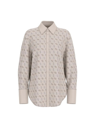 CAMICIA DONNA - GUESS APPAREL BEIGE - W4YH47 WF1T2