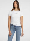 T-SHIRT DONNA - GUESS JEANS BIANCO - W4YI01 J1314 2
