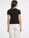 T-SHIRT DONNA - GUESS JEANS NERO - W4YI01 J1314 3