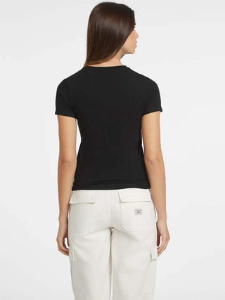 T-SHIRT DONNA - GUESS JEANS NERO - W4YI01 J1314 3
