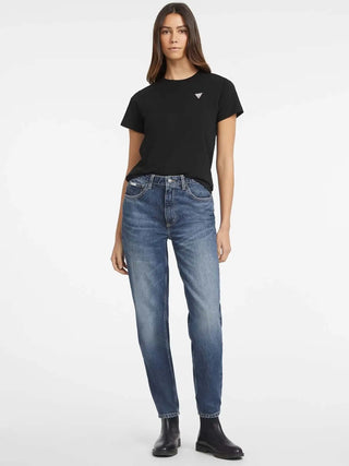 T-SHIRT DONNA - GUESS JEANS NERO - W4YI10 J1314 2
