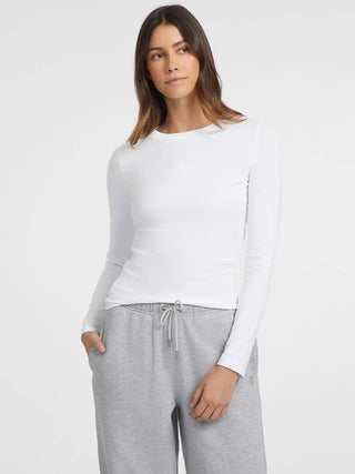 T-SHIRT DONNA - GUESS JEANS BIANCO - W4YI22 J1314 2