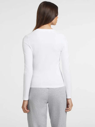 T-SHIRT DONNA - GUESS JEANS BIANCO - W4YI22 J1314 3