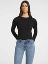 T-SHIRT DONNA - GUESS JEANS NERO - W4YI22 J1314 2