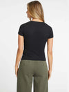 T-SHIRT DONNA - GUESS JEANS NERO - W4YI64 KA0H1 3