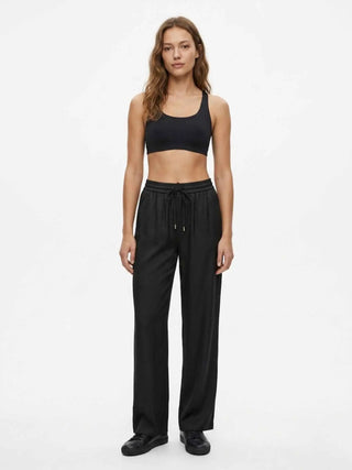 PANTALONE DONNA - GUESS APPAREL NERO - W6GB07 W1781 3