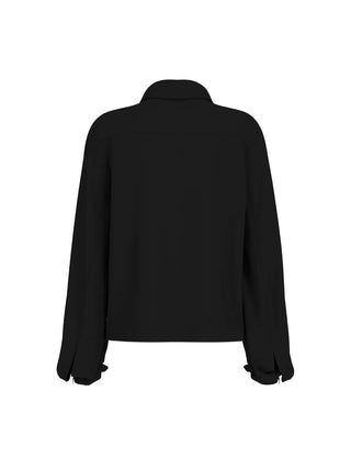 CAMICIA DONNA - GUESS APPAREL NERO - W6GH22 W1789 2