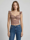 CAMICIA DONNA - GUESS APPAREL COGNAC - W6GH92 W2383 3