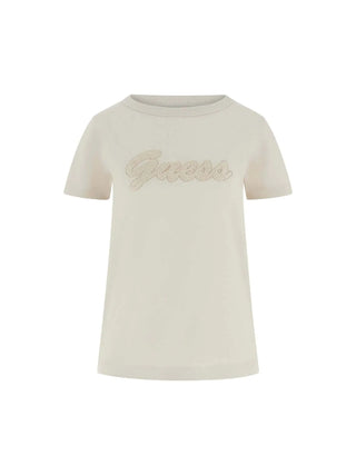 T-SHIRT DONNA - GUESS APPAREL BEIGE - W6GI08 K3023