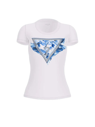 T-SHIRT DONNA - GUESS APPAREL BIANCO - W6GI11 K3026