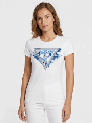 T-SHIRT DONNA - GUESS APPAREL BIANCO - W6GI11 K3026 3