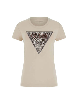 T-SHIRT DONNA - GUESS APPAREL BEIGE - W6GI19 K3042