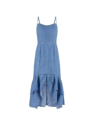 ABITO DONNA - GUESS APPAREL BLU - W6GK89 D0908