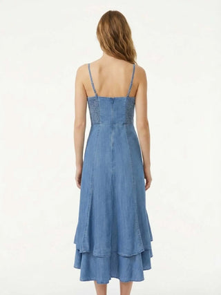 ABITO DONNA - GUESS APPAREL BLU - W6GK89 D0908 4