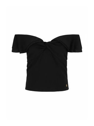 TOP DONNA - GUESS APPAREL NERO - W6GP23 K3106