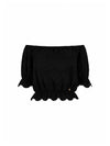 TOP DONNA - GUESS APPAREL NERO - W6GP47 K3336 1