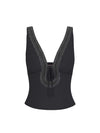 T-SHIRT DONNA - GUESS JEANS NERO - W6GPB1 KF641 1