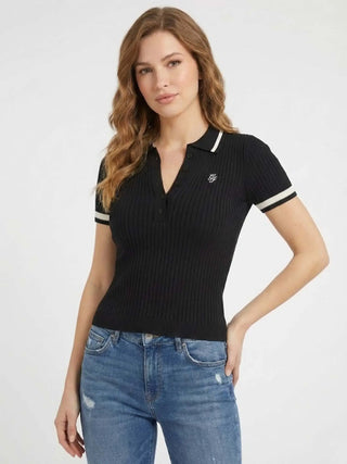 FELPA DONNA - GUESS JEANS NERO - W6GRZ1 Z3P32 3