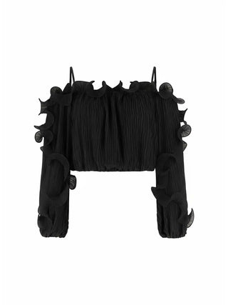 TOP DONNA - GUESS APPAREL NERO - W6RH29 WI342